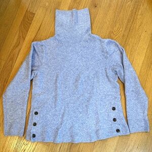 Women’s J.Crew Pullover Turtleneck Sweater Marled Purple Size Medium